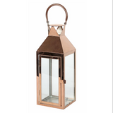 Large Vintage Copper Candle Lantern