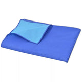 vidaXL Picnic Blanket Blue and Light Blue 150x200 cm