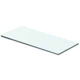 vidaXL Shelf Panel Glass Clear 40x12 cm