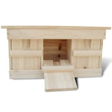 vidaXL Sparrow Houses 2 pcs Wood 44x15.5x21.5 cm