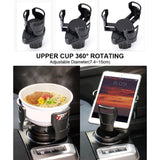 Foldable Car Cupholder Drinking Bottle Holder Cup Stand Bracket Sunglasses Phone Organizer Stowing Tidying Car Styling