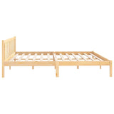 vidaXL Estrutura de cama 200x200 cm pinho maciço