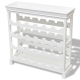 vidaXL Wine Cabinet Abreu White