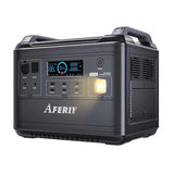 Aferiy 2000W Portable Power Station Set with 2* 200W Solar Panel, 1997Wh/624000mAh LiFePO4 Storage Battery, UPS Uninterruptible Device Power Supply For Energy Saving Camping Outdoors UK Plug