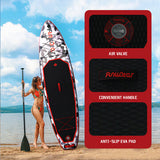 FunWater Inflatable Paddle Board 12~15PSI Maximum Load 150KG Stand Up Portable Surfboard Pulp Board With Chair ,Waterproof Phonecase, Air Pump, Backpack 330*84*15CM SUPFW10B