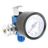 1/4” Spray Paint Gun Air Pressure Regulator Pressure Gauge Pneumatic Tool Accessory