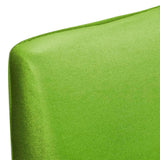 vidaXL Straight Stretchable Chair Cover 4 pcs Green