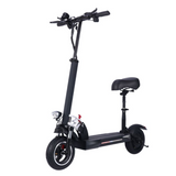 Emoko HVD-3 Electric Scooter  48V 15Ah Battery 800W Motor 10inch Tires 45-60KM Mileage Doube Disc Brake Folding E-Scooter w/ Seat