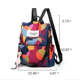 Large Women Anti-theft Travel Waterproof Backpack Ladies Handbag Shoulder Bag