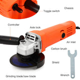 Electric Angle Grinder Heavy Duty Cutting Grinding