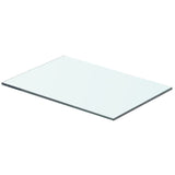 vidaXL Shelf Panel Glass Clear 40x20 cm