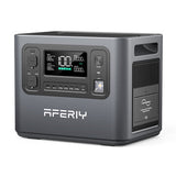 Aferiy P210 2400W 2048Wh LiFePO4 Battery Portable Power Station UPS Pure Sine Wave, UK Plug, 13 Output Ports,1.5 Hours Fast Charging, Solar Generator for Outdoor Camping RV Home Emergency Backup Power