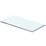 vidaXL Shelf Panel Glass Clear 40x15 cm