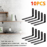 10pc Shelf Brackets Handmade Rustic Heavy Duty Industrial Steel Scaffold Board  The UK Does Not Include VAT, Which Needs To Be Borne By Oneself. Please Consider Carefully Before Placing An Order