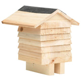 vidaXL Bee Hotel Solid Firwood 22x20x20 cm