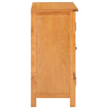 vidaXL Cupboard 70x35x75 cm Solid Oak Wood