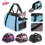 Large Pet Carrier Bag - Dog Carrier Bag -  AVC Portable Soft Fabric Fold Dog Cat Puppy Travel Bag