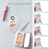 Stainless Steel Cosmetic Makeup Palette, Professional Cosmetic Mixing Makeup Palette Spatula Makeup Artist Tool, Beauty Salon Color Cream Mixing Palette With A Spatula Makeup Nail Art Palette