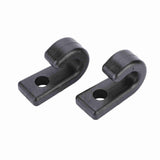 1 Pair Durable Plastic J Shape Screws Lashing Hook J hooks for Kayaks Canoes Rowing Boats