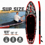 FunWater Inflatable Paddle Board 12~15PSI Maximum Load 150KG Stand Up Portable Surfboard Pulp Board With Chair ,Waterproof Phonecase, Air Pump, Backpack 330*84*15CM SUPFW10B