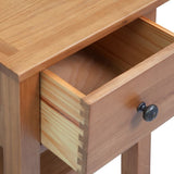 vidaXL Nightstand 36x30x47 cm Solid Oak Wood