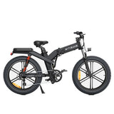 ENGWE X26 19.2Ah+10Ah Dual Batteries 1000W Folding Electric Bike 26*4.0 Inch Fat Tire 120-150km Mileage Range E Bike for Mountain Snowfield Road Triple Suspension System Dual Oil Disc Brake for All-Terrain Roads Mountain E-Bike