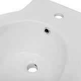 vidaXL Round Bidet Stand White High-quality Ceramic