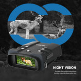 ESSLNB HD Night Vision Binoculars 64G 1920x1080 Digital Telescope Night Vision Goggles Viewing Telescope with Storage Bag ES1104