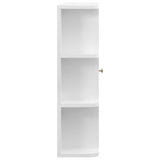 vidaXL Bathroom Mirror Cabinet White 66x17x63 cm MDF