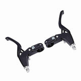 1 Pair Aluminium Alloy Mountain Bike Bicycle Cycling Brake Level Handles (Black)