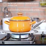 Heat Diffuser Simmer Ring Plate, Stainless Steel With Stainless Handle, Induction Cooktop Converter - Adapter Plate For Gas Stove Glass Cooktop Converter, Flame Guard Induction Hob Pans, 7.5Inch & 8Inch & 9.25 Inch