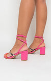 Ankle Strappy Heeled Sandals