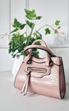 Croc Print Handbag