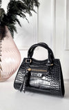 Croc Print Handbag