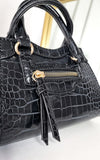 Croc Print Handbag