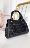 Croc Print Handbag