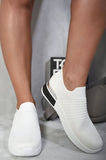 Slip On Sock Wedge Trainers