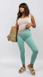 High Waisted Wide Band Leggings