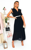 Pleated Maxi Dress