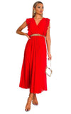 Pleated Maxi Dress