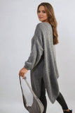 Asymmetric Oversized Knitted Jumper