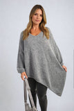 Asymmetric Oversized Knitted Jumper