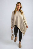 Asymmetric Oversized Knitted Jumper