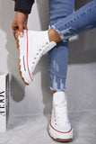 High Top Platform Lace Up Trainers