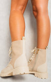 Platform Lace Up Chunky Boots