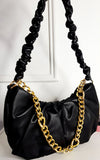 Shoulder Bag with Chain Detail