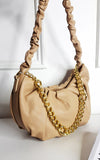 Shoulder Bag with Chain Detail