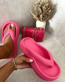 Chunky Platform Flip-Flops Sandals