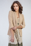 Open Front Cardigan with Front Pockets