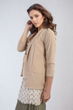 Open Front Cardigan with Front Pockets